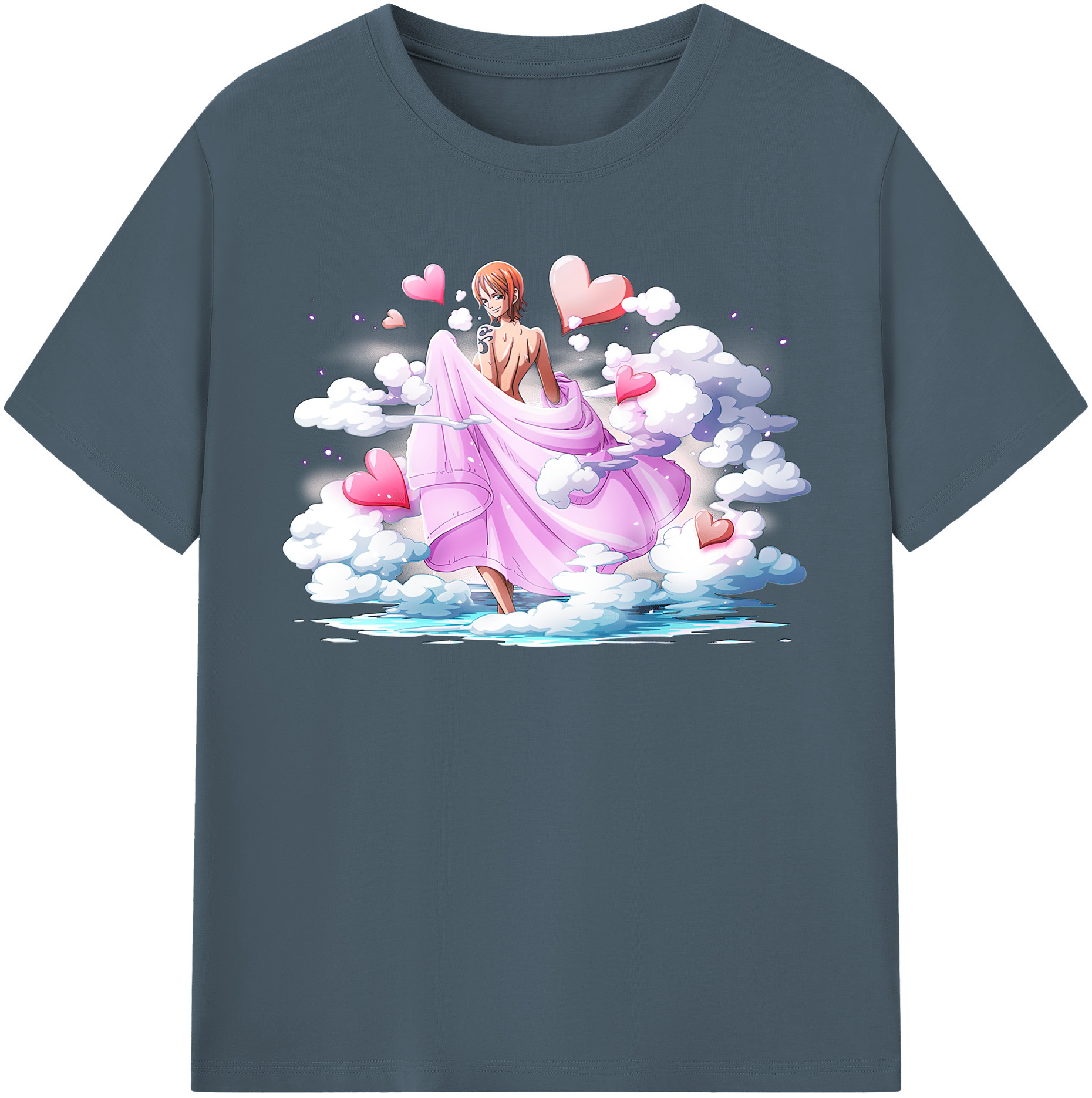 ワンピース ナミ ONE PIECE Nami 綿100％半袖Tシャツ（フロントプリント）